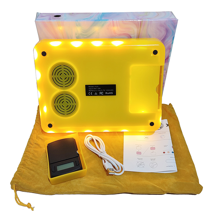 Buy Wholesale China New Arrival Plastic Led Speaker Rolling Tray With