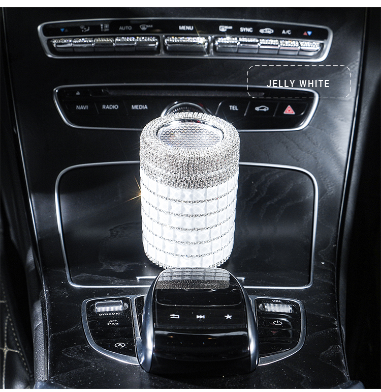 Bling Cigarette Storage Box Cigar Ashtray Container Bling Car Accessories Interior Car Ashtray