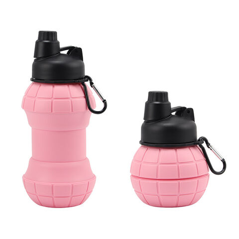 Buy Wholesale China Wholesale Gym Fitness Silicone Foldable Grenade Shaped  Sports Water Bottle & Sports Bottle at USD 2.8