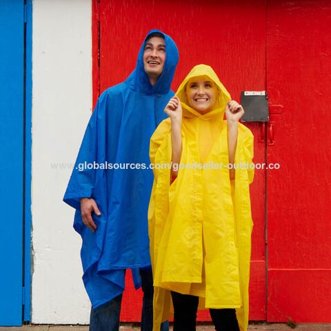 PVC Unisex Raincoat for Adults, Reusable Rain Ponchos with Hoods and  Sleeves Lightweight Plastic PVC Rain Coats, Outdoor PVC Hiking Adult  Fashion Rainwear - China Raincoat and Poncho price