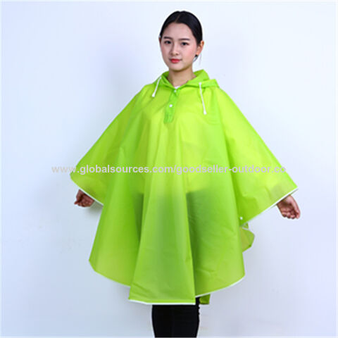 EVA Fashion Raincoat Fishing Coat Women Poncho Men New Rain Poncho Thicken  Lightweight Rain Jacket Reusable Poncho Rainwear