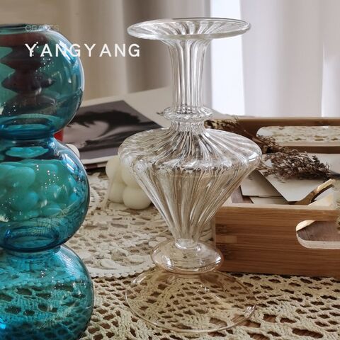 Wholesale Hot Sale Bud Vases Wedding Decorative Rustic Clear Glass Vases  Small Mini Flower Centerpieces Glass Vases - China Glass Vase and Flower  Glass Vase price
