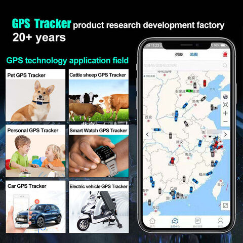 Mini GPS Traqueur Chien-Chat Collier - Étanche Localisateur