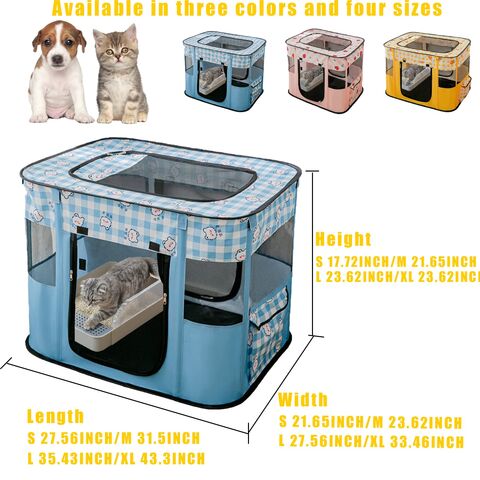 Corralito para mascotas de 36 pulgadas, 8 paneles, tubo de metal, portátil,  para perros grandes, medianos y pequeños, para exteriores, interiores