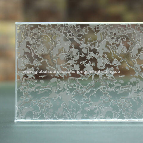 Buy Wholesale China Windows Decorative Art Glass Etching Designs For  Partition For Hotel & Frosted Tempered Glass Decorative Glass at USD 25