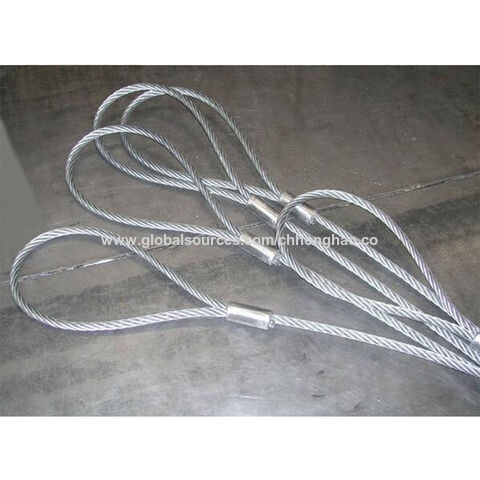 Wire Rope Assembly Stainless Steel Aisi304/316 Wire Rope Slings,  Customization End Parts Of Fitting - Buy China Wholesale Wire Rope Slings  $0.75
