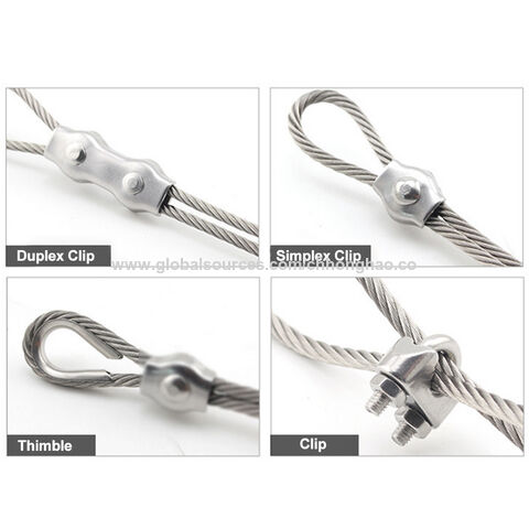 Wire Rope Accessories Clamp Alloy Steel Wire Rope Hook - China
