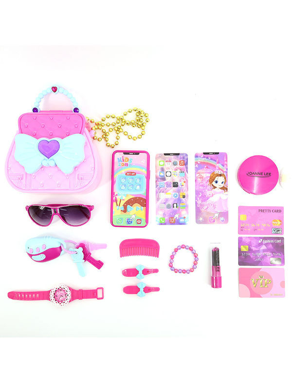Sy Toys Top Quality Other Pretend Play Preschool Girls Beauty Play Set  Purse Bag Cell Phone Shoes Car Key Kids Credit Card Baby Toy - China Baby  Toys and Children Toys price
