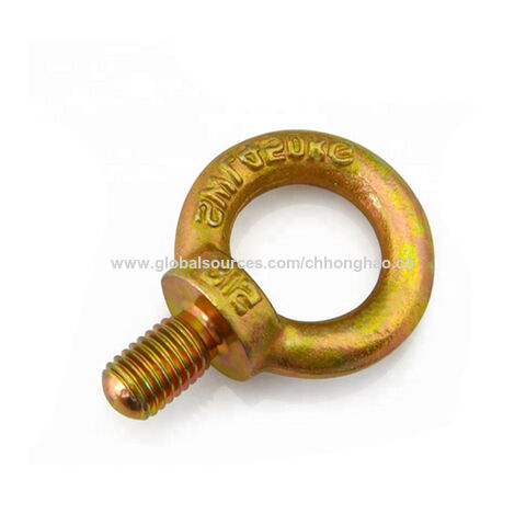 Best carbon steel Open Eye Screw hook HDG eye hook screw Zinc