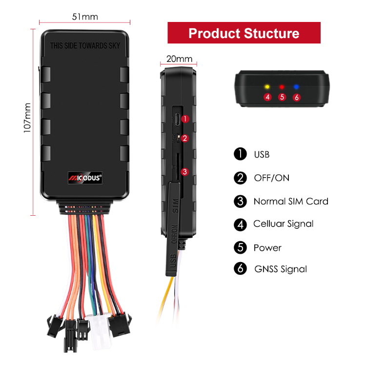 Micodus Real Time Track Free Car Monitoring System App Fleet Vehicle ...