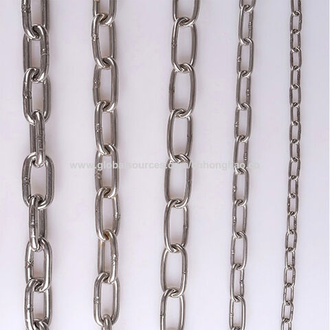 MarineNow Stainless Steel 316 C-Link Split Connecting Anchor Chain Link - Marine Grade, 10mm (3/8 Inch), 5-Pack