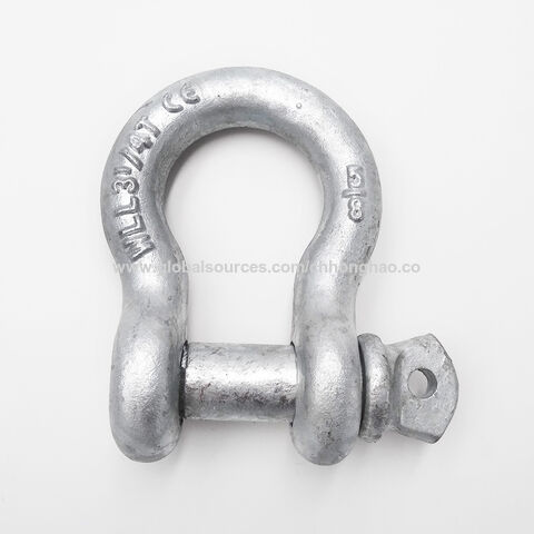 Buy Wholesale China Us Type Round Pin Anchor Shackles, Made Of Carbon  Steel, With E-galvanized And Hot-dip Galvanize & Us Type Bow Shackles at  USD 0.59