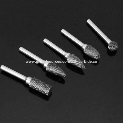Tungsten Carbide Rotary Burr Bit Set 1/8 Cutting Carving Burrs for Dremel  Tool