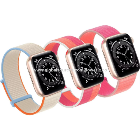 Correa de goma deportiva Original para Apple Watch, banda de