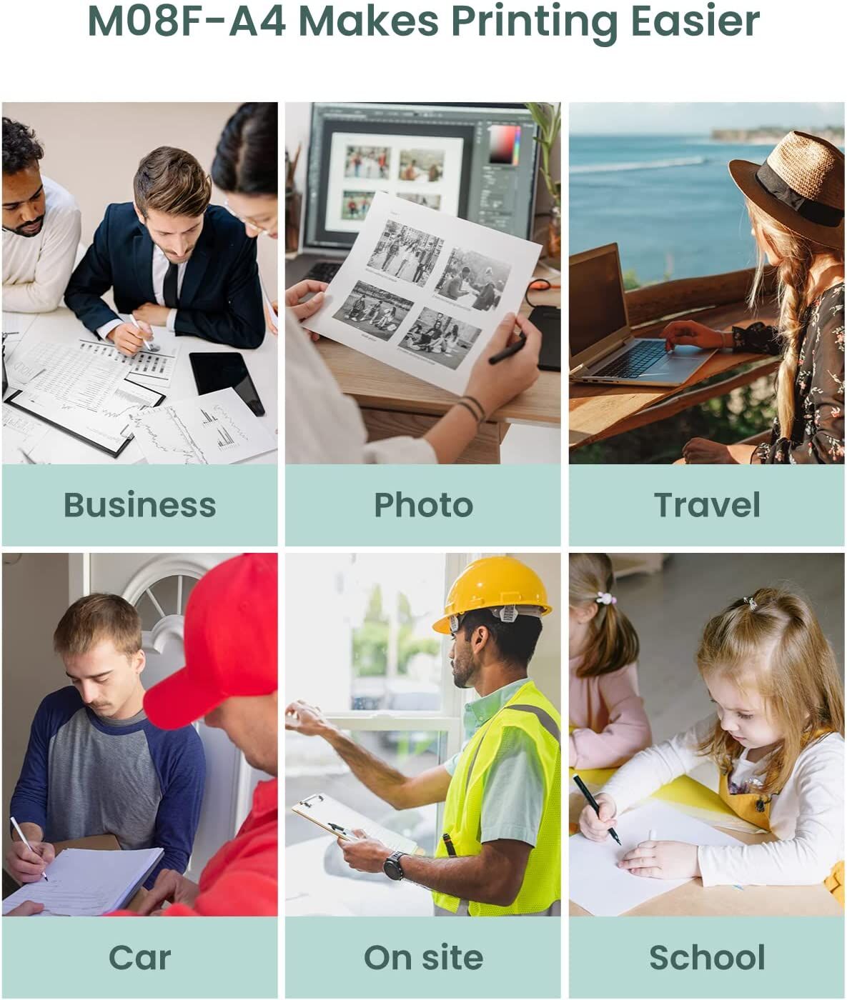 Buy Wholesale China Phomemo M08f A4 Portable Thermal Printer 8 26 X11