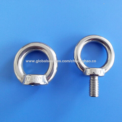 M3 M4 M5 M6 M8-M24 304 Stainless Steel Eye Bolt Marine Lifting Eye