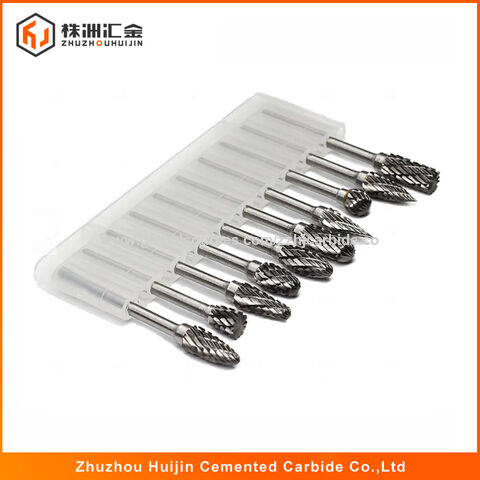 Tungsten Carbide Burr Drill Bits Set Milling Cutter For Dremel Accessories  Kit