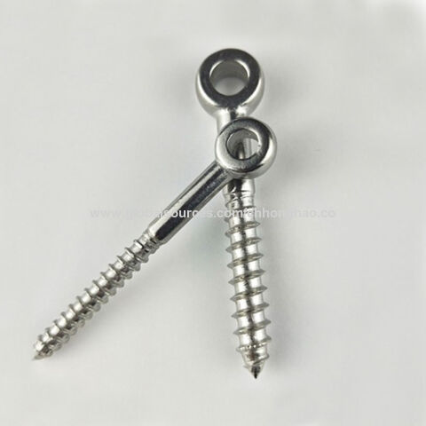 Buy Wholesale China Wood Screw Eye Bolt Stainless Steel Aisi304/316 Lifting  Eye Screw & Wood Screw Eye Bolt at USD 0.55