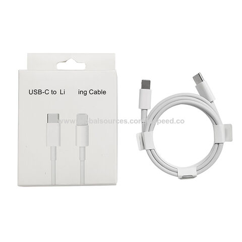 Cargador de Pared para iPhone 13/14 Pro Max/iPad de Carga Rápida USB-C con  Cable