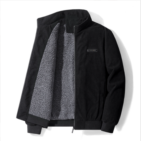  Chaqueta para hombre, chaqueta de trabajo informal con capucha  de primavera, chaqueta de trabajo de moda negra, abrigo para hombre, ropa  de abrigo de talla grande, Negro, M : Ropa, Zapatos