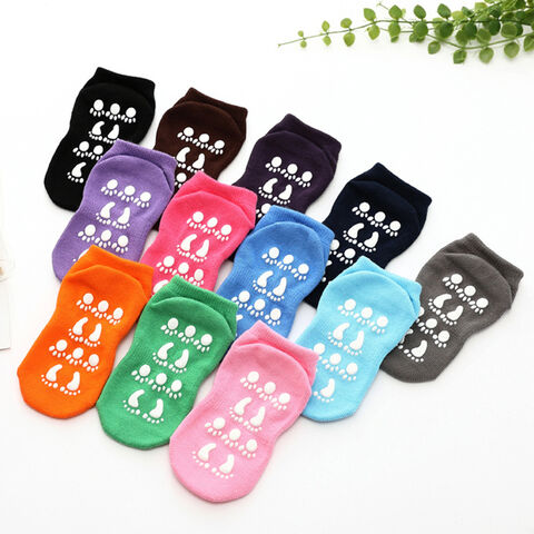 Nouvelle Conception Sport Chaussettes de Trampoline Personnalisées Chaussettes Antidérapantes Chaussettes de Trampoline Antidérapantes
