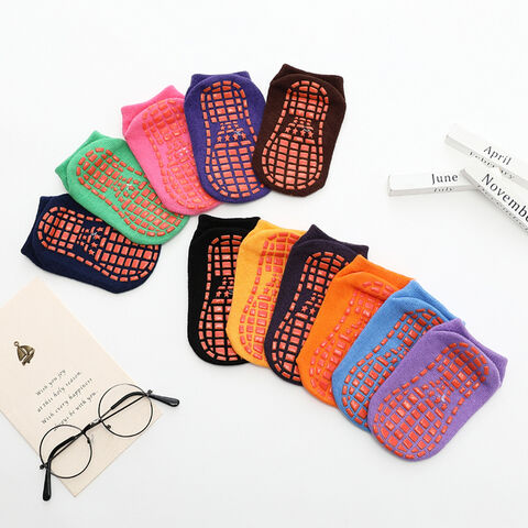 Nouvelle Conception Sport Chaussettes de Trampoline Personnalisées Chaussettes Antidérapantes Chaussettes de Trampoline Antidérapantes