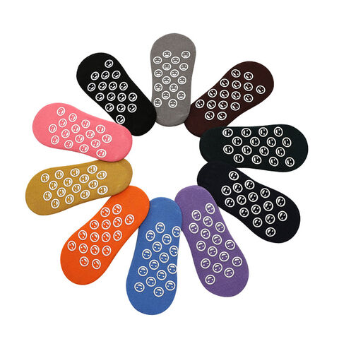 Nouvelle Conception Sport Chaussettes de Trampoline Personnalisées Chaussettes Antidérapantes Chaussettes de Trampoline Antidérapantes