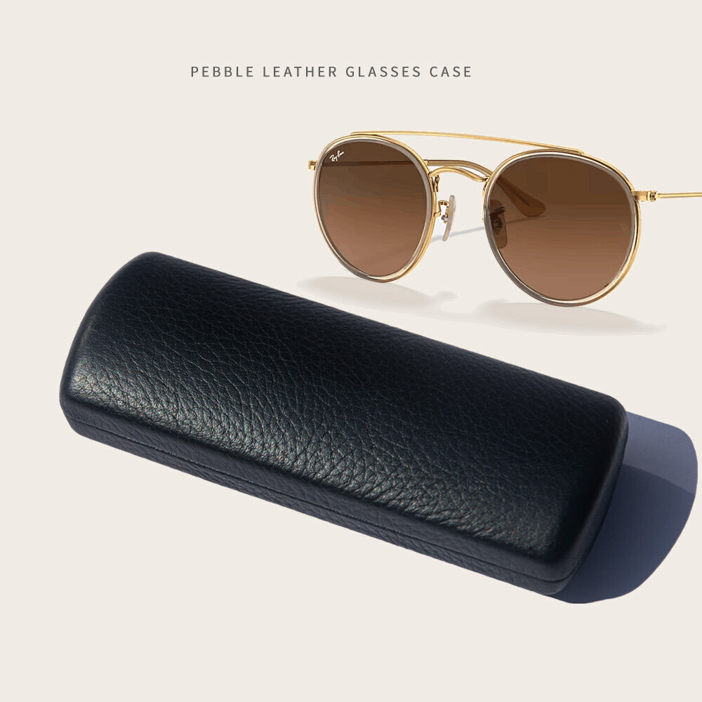 Personalised Luxury Leather Glasses Case