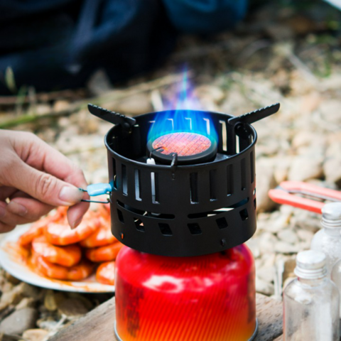 Compre Precio De Descuento De Acero Inoxidable Portátil Al Aire Libre  Picnic Camping Estufa De Gas De Leña y Estufa De Camping de China por 54.52  USD