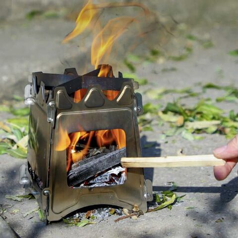 Poêle À Bois Portatif De Camp, Poêle À Bois De Camping Dacier