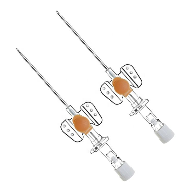 Disposable Iv Cannula Catheter With Injection Port Wing Type Iv Cannula ...