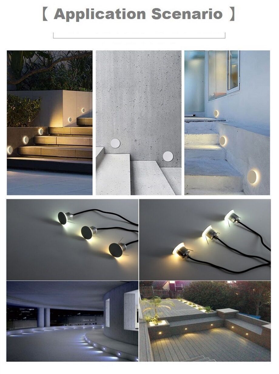 Luz LED de pared para interiores, luz de pared moderna blanca, luces de  pared para exteriores de aluminio impermeable IP65, lámpara de punto arriba  abajo para sala de estar, dormitorio, pasillo, esca