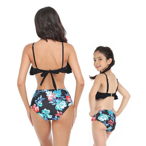 Bubble Sleeve Family Matching Mommy and Me Two Pieces Bikini for Women and  Girls - China Kids Swimsuit and Bikini Swimwear price