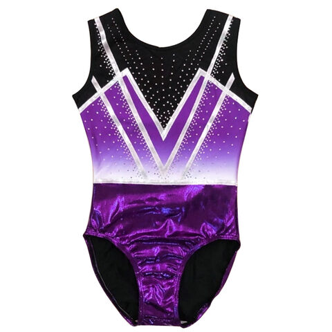 Dark Lady Leotards on X: Deep Purple Aerobic Sports Thong Leotard    / X