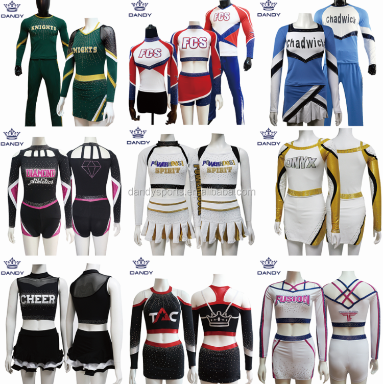 Wholesale Cheerleading Uniforms Custom Made All Star Cheerleader