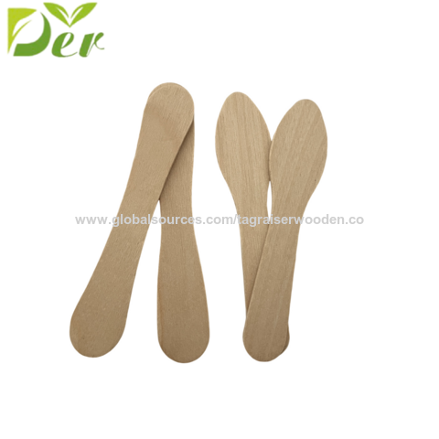 wooden ice cream spoon art and