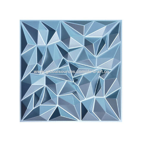 Panneau mural 3d Diamond, en forme de diamant, moderne, unique