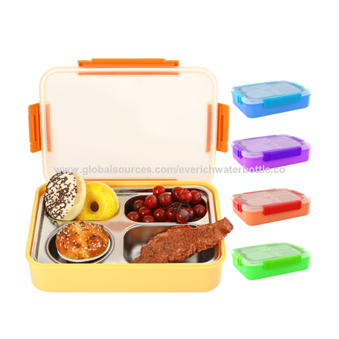 Stainless Steel Insulated Lunch Box 4 Containers, 1000 mL