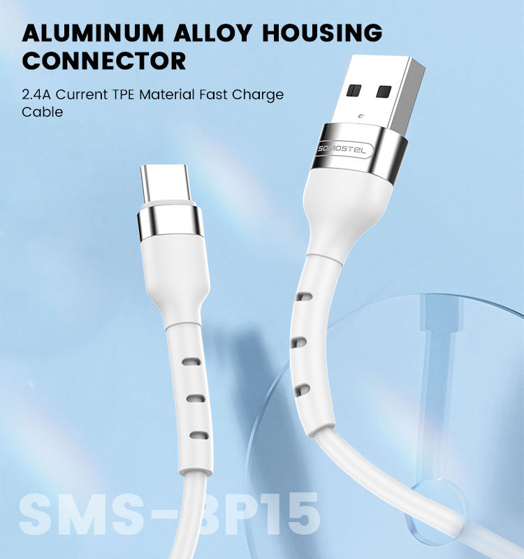 Buy Wholesale China Mobile Phone Cables Somostel Type C Charger 2.4a