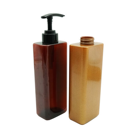 Distributeur de savon 1000 ml en plastique PET ambré et étiquette