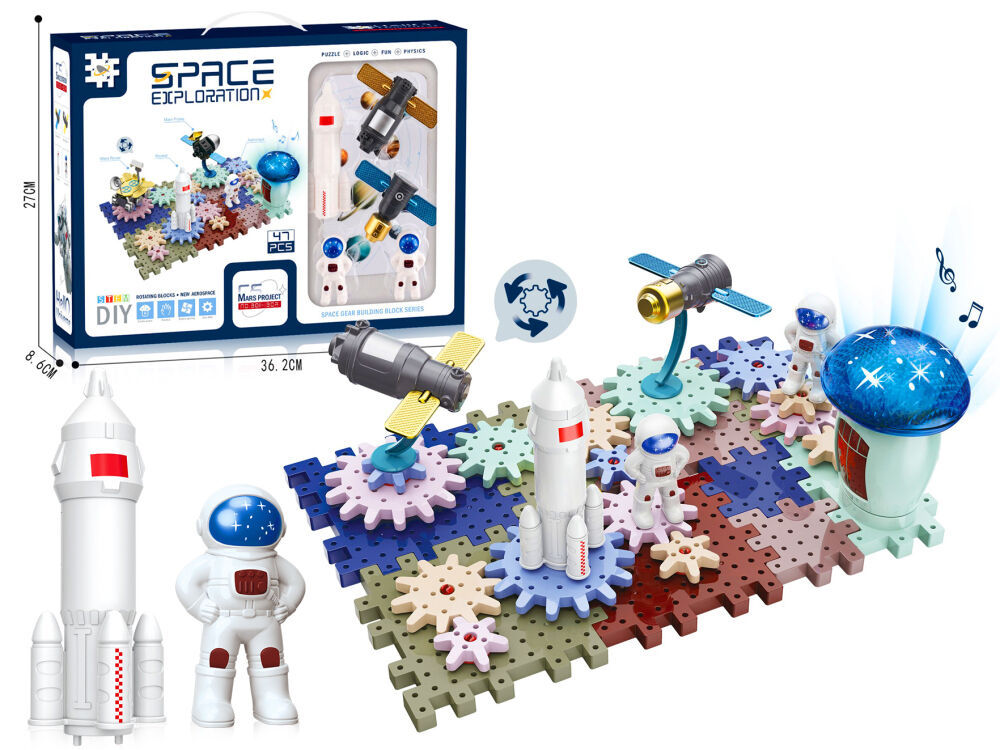 Blocks Science Set Buy Standard Quality China Wholesale 50pcs Space Series Gear Building ...