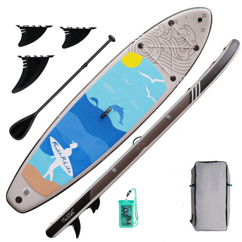 Venta caliente de alta calidad de PVC EVA resistente portátil mango de seguridad tabla de surf inflable