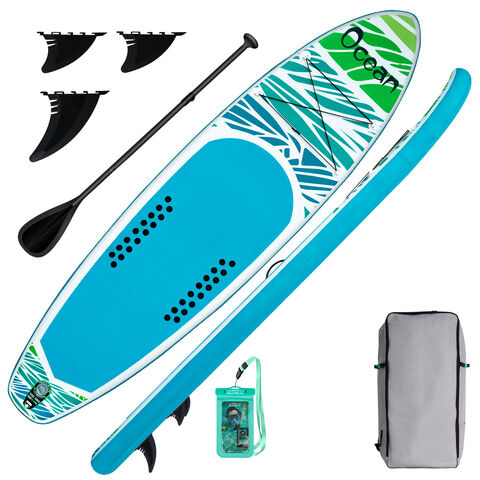 Venta caliente de alta calidad de PVC EVA resistente portátil mango de seguridad tabla de surf inflable