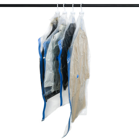 Vacuum bag for hanging garments