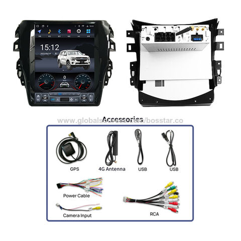 Pantalla Vertical Estilo Tesla para NISSAN NAVARA NP300 Radio de Coche Android GPS Navegación Reproductor de DVD para Coche