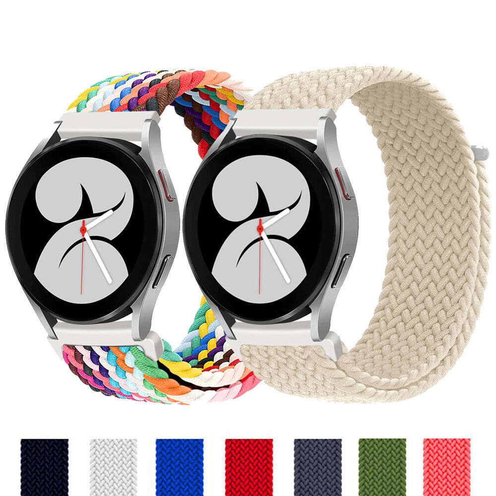 Compatible With Samsung Galaxy Watch Band Rugged Nylon Strap Woven Loop  Style