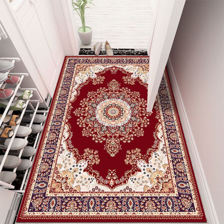 Buy Wholesale China Outdoor Indoor Rugs Polyester Non-slip Floor Mat Office  Corridor Area Rug Small Loop Velvet Door Mat & Door Mats at USD 5