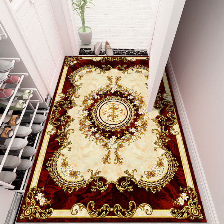 Buy Wholesale China Persian Pattern Printed Small Area Carpet Welcome  Outdoor Indoor Polyester Anti-slip Back Foot Mat Floor Door Mat & Door Mat  at USD 0.7