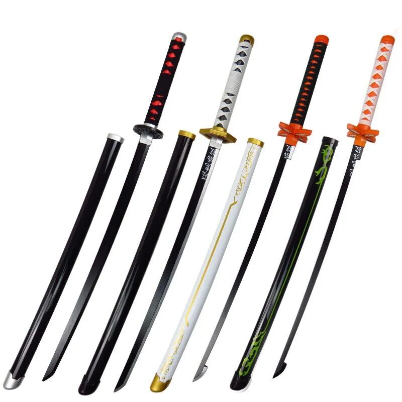 Achetez en gros 104 Cm Katana épées Démon Slayer Eco Abs Bambou En Bois  Samouraï épée Anime Cosplay Accessoires Arme Jouet Chine et Jouet D'arme à  0.38 USD