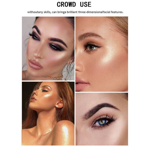 Nouvelle Ombre à Paupières Liquide Pigmentée Tendance 8 Couleurs Logo Personnalisé Duochrome Ombre à Paupières Facile à Porter Maquillage des Yeux Liquide Vente en Gros
